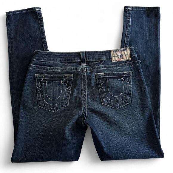 True Religion Women's Blue Skinny Jeans - Picture 1 of 4
